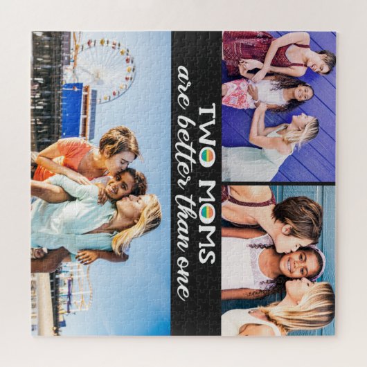 Zwei Mütter sind besser als das Foto einer Mutter Puzzle (Horizontal)
