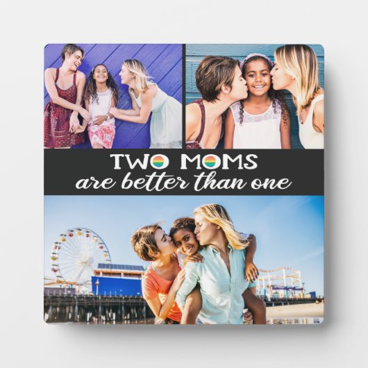 Zwei Mütter sind besser als ein Foto Fotoplatte (Vorderseite)