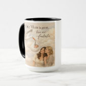 Zwei Mütter und die Liebe einer LGBTQ Tasse (Vorderseite Links)