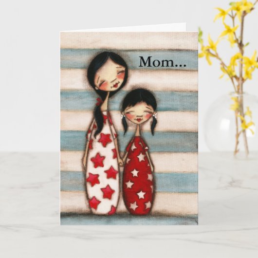 ZWEI - Muttertag CArd Karte (Gelbe Blume)