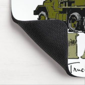 Zwei "n" eine Hälfte Mousepad (Ecke)