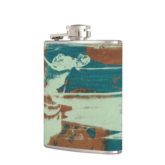 Zwei nach Norden Flachmann (Links)