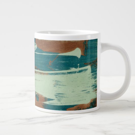 Zwei nach Norden Jumbo-Tasse (Rechts)