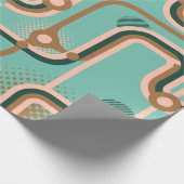 Zwei nahtlose Muster in verschiedenen Farben. Abst Geschenkpapier (Ecke)