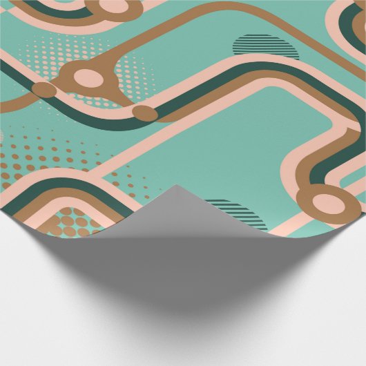 Zwei nahtlose Muster in verschiedenen Farben. Abst Geschenkpapier (Ecke)