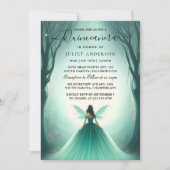 Zwei Naturbaum Hexenzauberwald Quinceanera Einladung (Vorderseite)