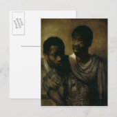 Zwei Negroes, 1661 Postkarte (Vorne/Hinten)