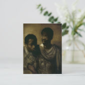 Zwei Negroes, 1661 Postkarte (Stehend Vorderseite)