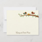 Zwei neue Eier Flat Danke Karte (Vorderseite)