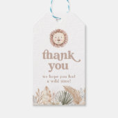 Zwei neutrale Blätter zum Geburtstag Vielen Dank Geschenkanhänger (Vorderseite)