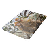 Zwei Niedliche Affen Badematte (Schrägansicht)