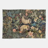 Zwei Niedliche Baby Birds Botanischer Garten Geschirrtuch (Horizontal)