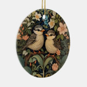 Zwei Niedliche Baby Birds Botanischer Garten Keramik Ornament (Rechts)