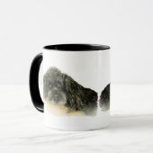Zwei Niedliche Black Poodles Tasse (Vorderseite Links)