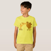 Zwei Niedliche Cartoon Camels Children T - Shirt (Vorne ganz)