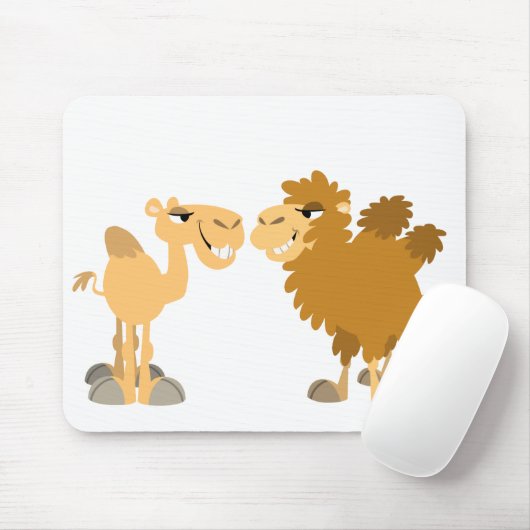 Zwei Niedliche Cartoon Camels Mousepad (Mit Mouse)