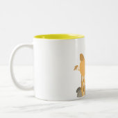 Zwei Niedliche Cartoon Camels Tasse (Links)