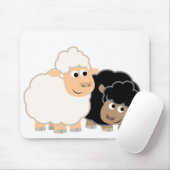 Zwei Niedliche Cartoon Sheep Mousepad (Mit Mouse)