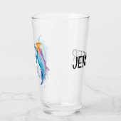 Zwei niedliche Delphine Glas (Links)