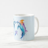 Zwei niedliche Delphine Kaffeetasse (VorderseiteRechts)