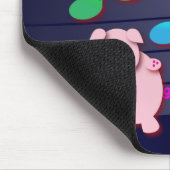 Zwei niedliche Ferkel Mousepad (Ecke)