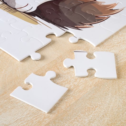 Zwei Niedliche Kätzchen Liebe Puzzle (Seite)