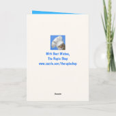 Zwei Niedliche Kätzchen werden gut Karte (Rückseite)