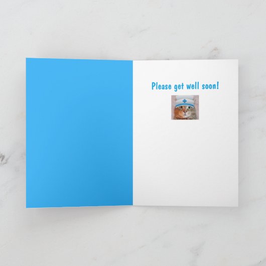 Zwei Niedliche Kätzchen werden gut Karte (Innenseite)