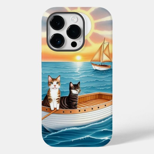 Zwei Niedliche Katzen Case-Mate iPhone Hülle (Rückseite)