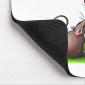 Zwei niedliche kleine Mäuse und ein Toadstool: Mousepad (Ecke)