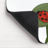 Zwei niedliche Ladybugs auf einer Pflanze Mousepad (Ecke)