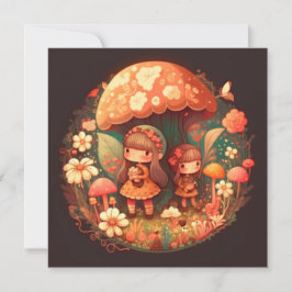 Zwei niedliche Mädchen Elfen