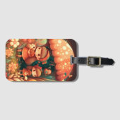 Zwei niedliche Mädchen Elfen Gepäckanhänger (Vorderseite (Horizontal))