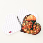 Zwei niedliche Mädchen Elfen Notizblock (Innenseite)