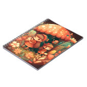 Zwei niedliche Mädchen Elfen Notizblock (Linke Seite)