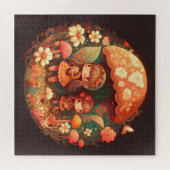 Zwei niedliche Mädchen Elfen Puzzle (Horizontal)