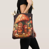 Zwei niedliche Mädchen Elfen Tasche (Von Nahem)