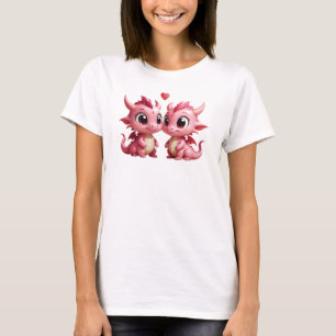 ZWEI NIEDLICHE MÄNNER- UND FRAUENZEICHEN IN LIEBE T-Shirt