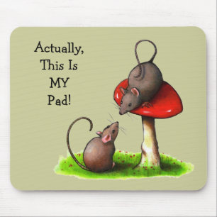 Zwei niedliche Mäuse: Toadstool: Dieses ist MEINE Mousepad