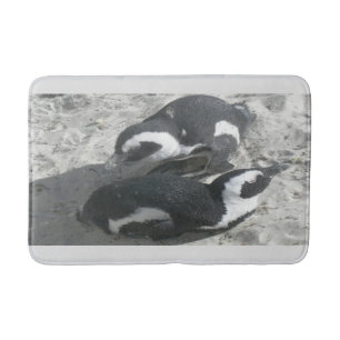 Zwei Niedliche Pinguine Bathmat Badematte