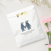 Zwei Niedliche Pinguine | Romantische Hochzeit Geschenktütchen (Versiegelt)