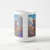 Zwei Niedliche Teddy Bear Friends Kaffeetasse (Mittel)