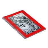 Zwei Niedliche Welpen, auch bekannt als zwei Backw Notizblock (Rechte Seite)