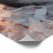 Zwei niedliche Welpen-Plakatdruck Poster (Ecke)