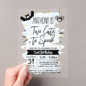 Zwei Niedliche zu sprechen Jungs Halloween 2. Gebu Acryleinladungen (Insitu (Handheld))