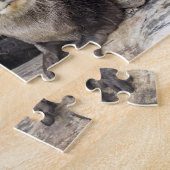 Zwei niedlicher Otter der Otter-| Puzzle (Seite)