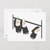 Zwei Nonnen... Postkarte (Vorne/Hinten)