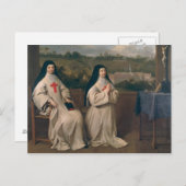 Zwei Nonnen Postkarte (Vorne/Hinten)