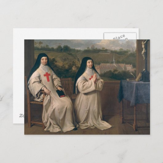 Zwei Nonnen Postkarte (Vorne/Hinten)