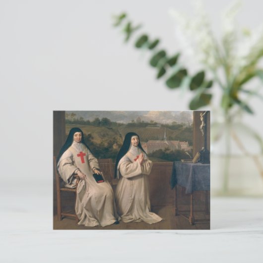 Zwei Nonnen Postkarte (Stehend Vorderseite)